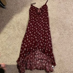 Maroon target dress